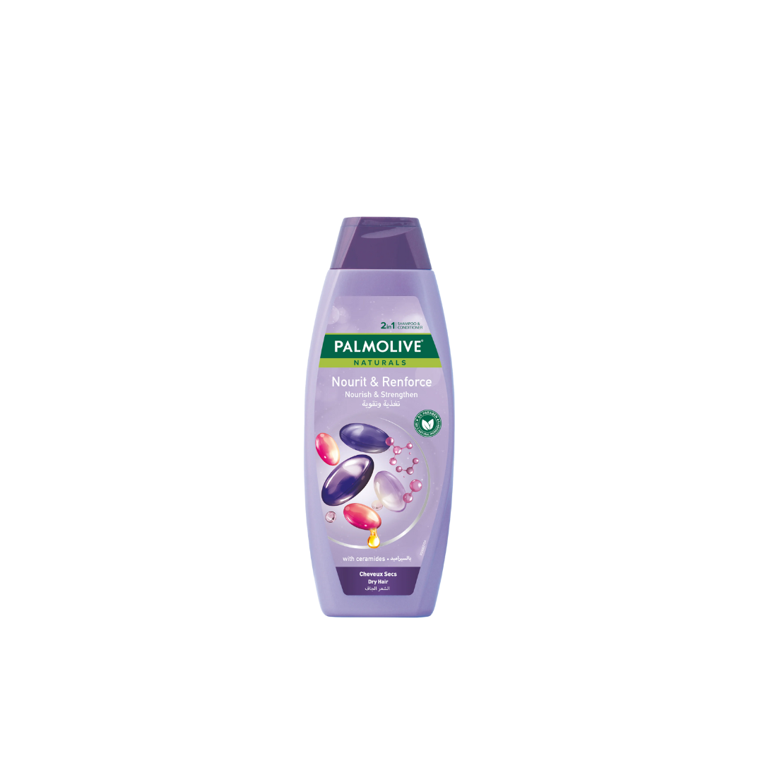 Palmolive Shampoo Nourish & Strengthen for Dry Hair with Ceramides 380ml
