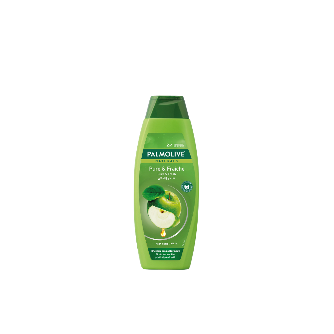 Palmolive Shampoo Pure & Fresh for Oily to Normal Hair with Apple