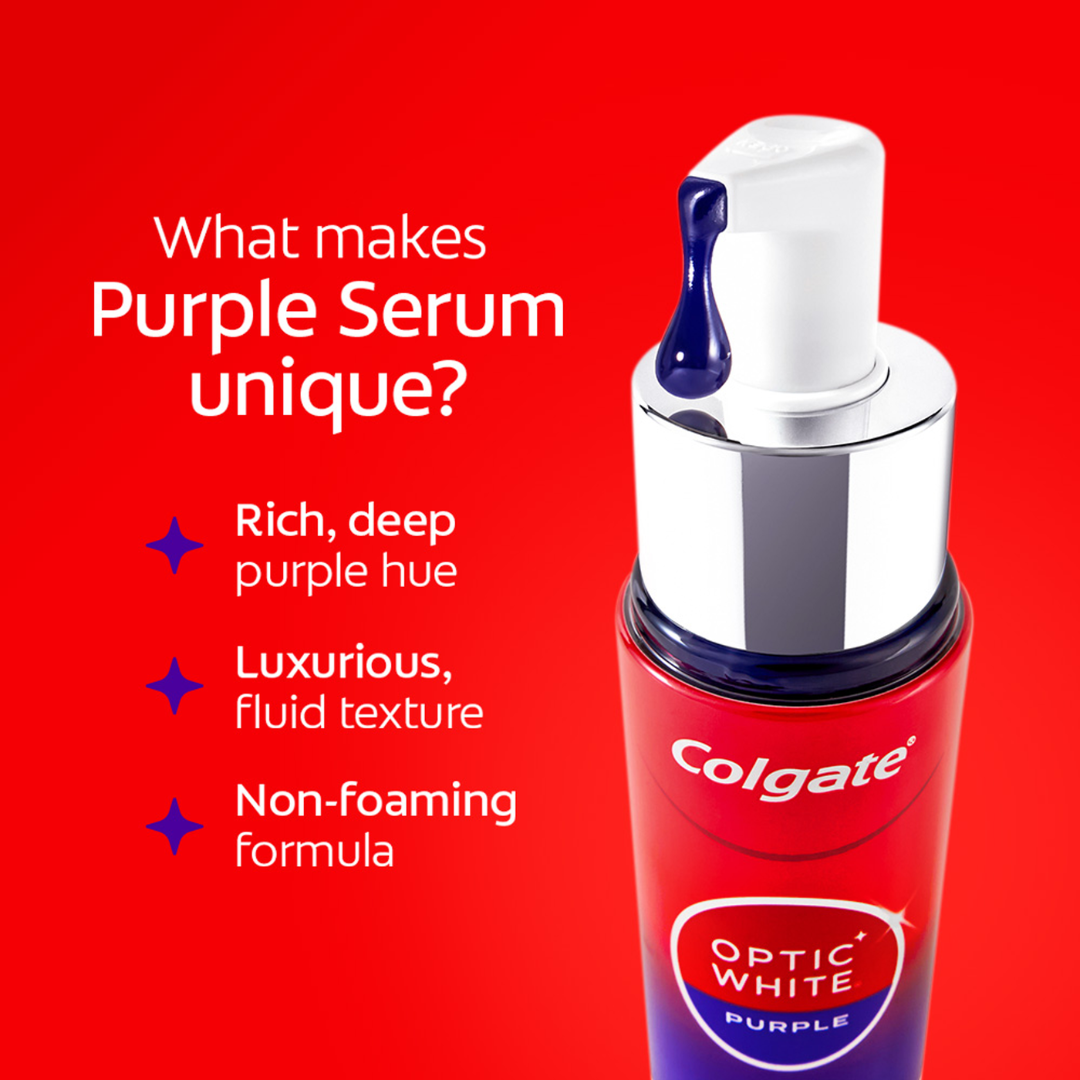 Colgate Optic White Purple Serum 40ml