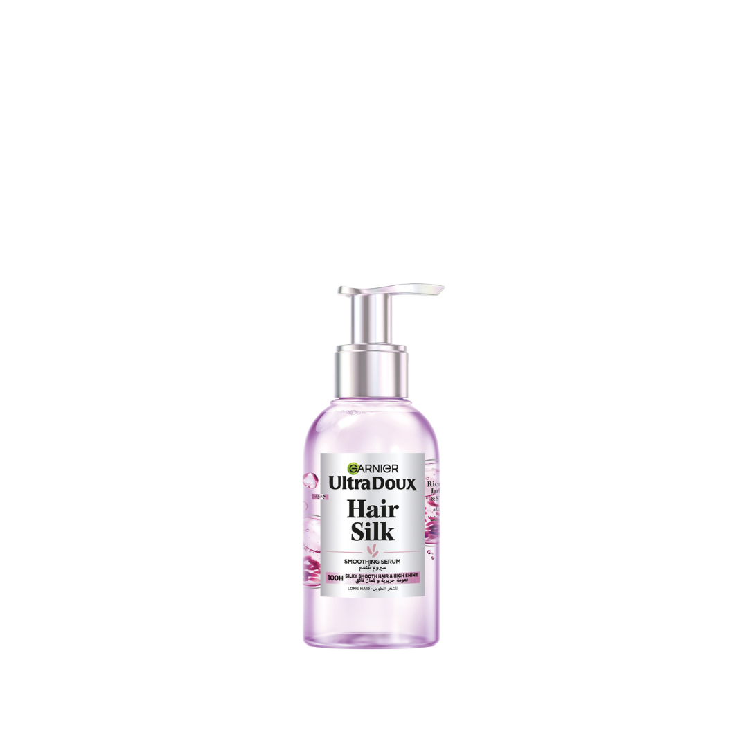 Garnier Ultra Doux Rice Water Hair Silk Smoothing Serum For Long Hair And High Shine