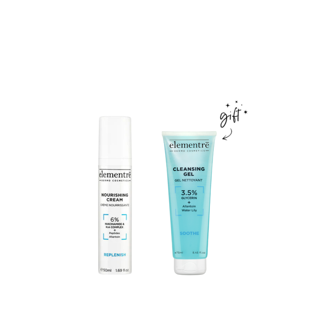 Elementre 6% HA Niacinamide Cream + Free Foamer Bundle