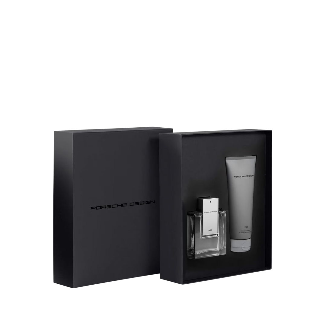 Porsche Design Pure Eau De Toilette 100ml +Hair & Body Shampoo 200ml Set