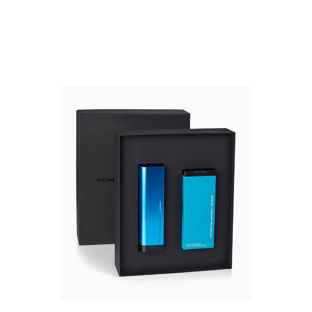 Porsche Design 180 Blue Eau De Toilette + Hair & Body Shampoo 200ml Set