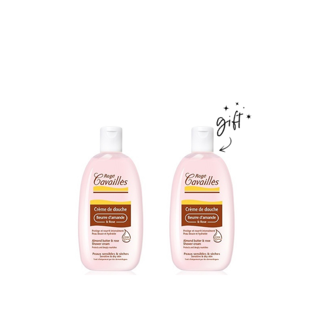 Roge Cavailles Almond Butter and Rose Shower Cream Buy 1 Get 1 Bundle - Medaid International