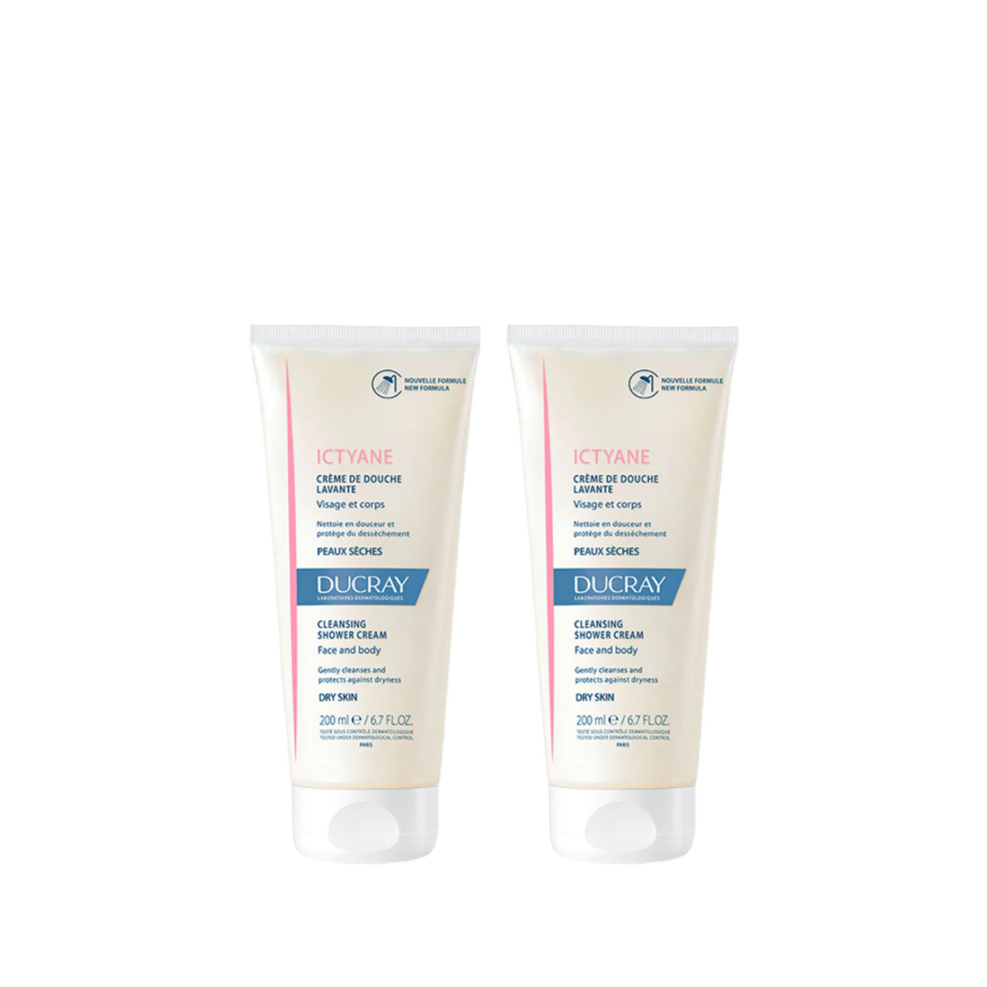 Ducray Ictyane Cleansing Cream  200ml (1+1) Bundle - Medaid International