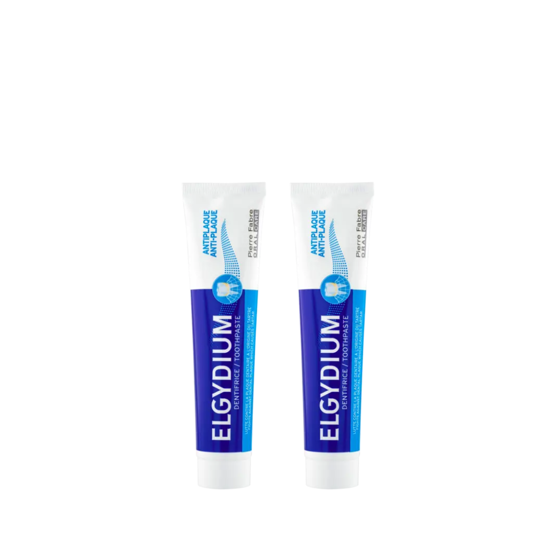 Elgydium Antiplaque Toothpaste 100ml (1+1) Bundle - Medaid International