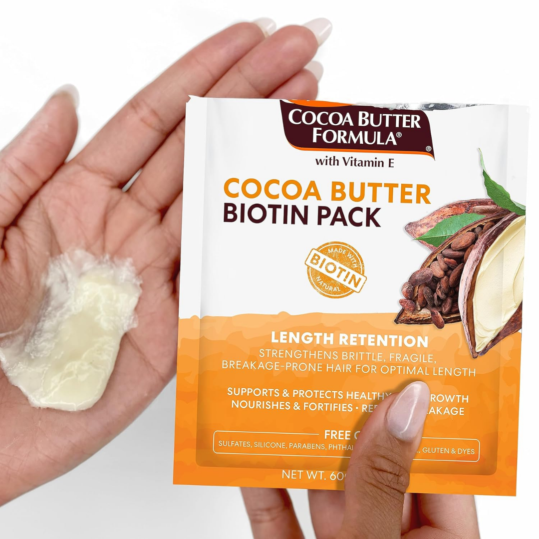 Palmer's Cocoa Butter Formula And Biotin Length Retention Biotin Pack Hair Mask