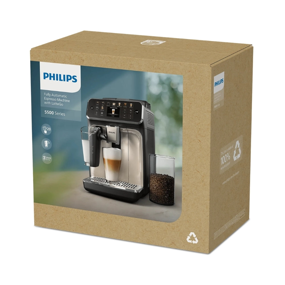 Philips Series 5500 Fully Automatic Espresso Machine EP5547/90
