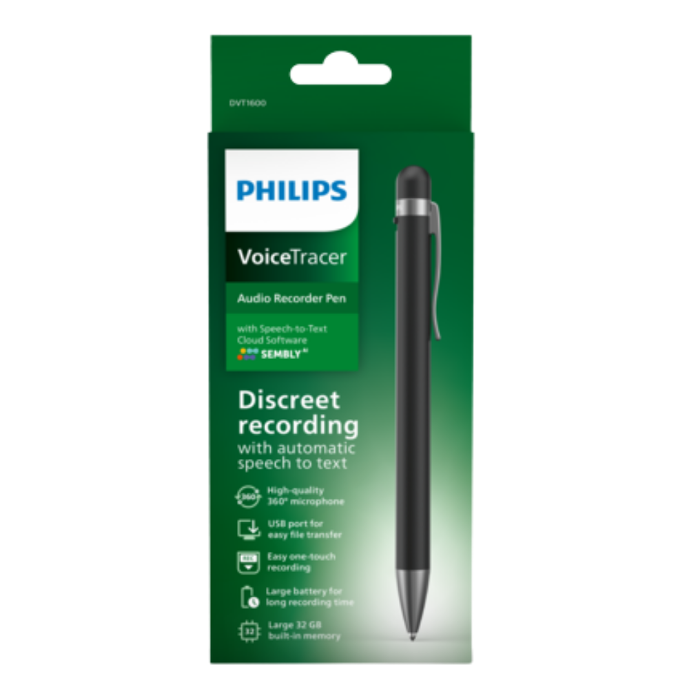 Philips VoiceTracer Audio Recorder Pen