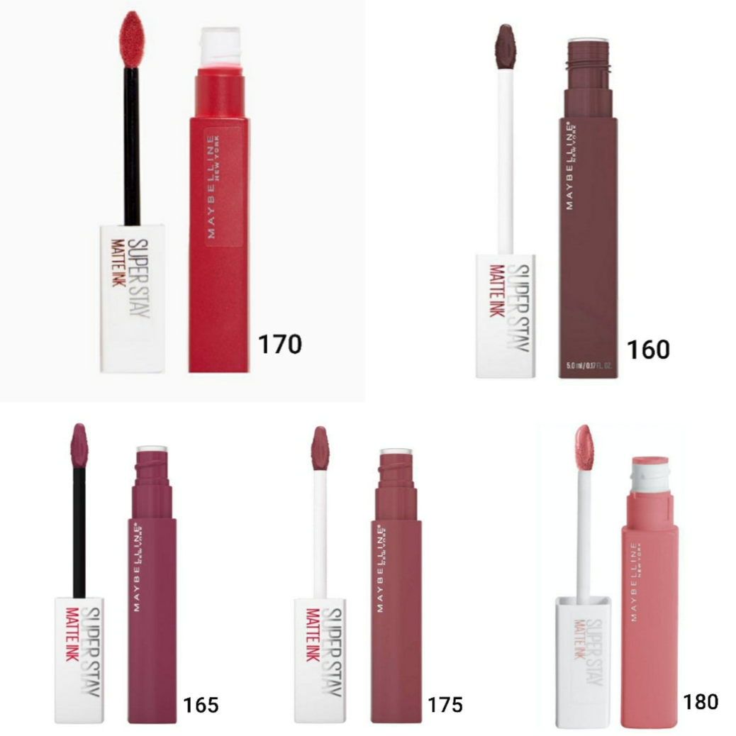 Maybelline SuperStay matte ink lipstick pink collection - Medaid International