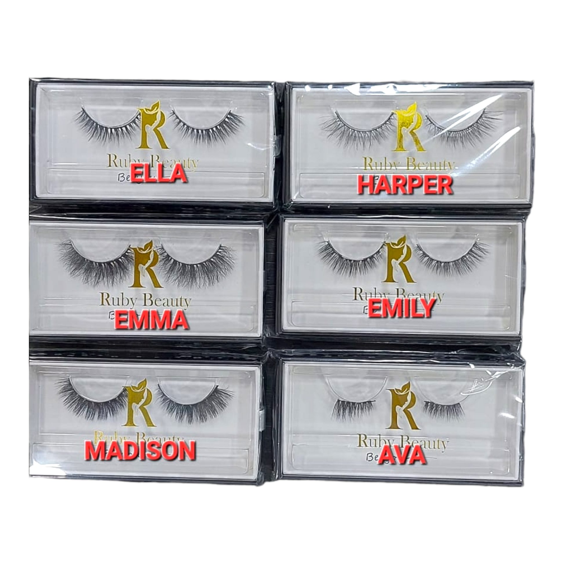 Ruby beauty eyelash set 2 rb-202 - Medaid International