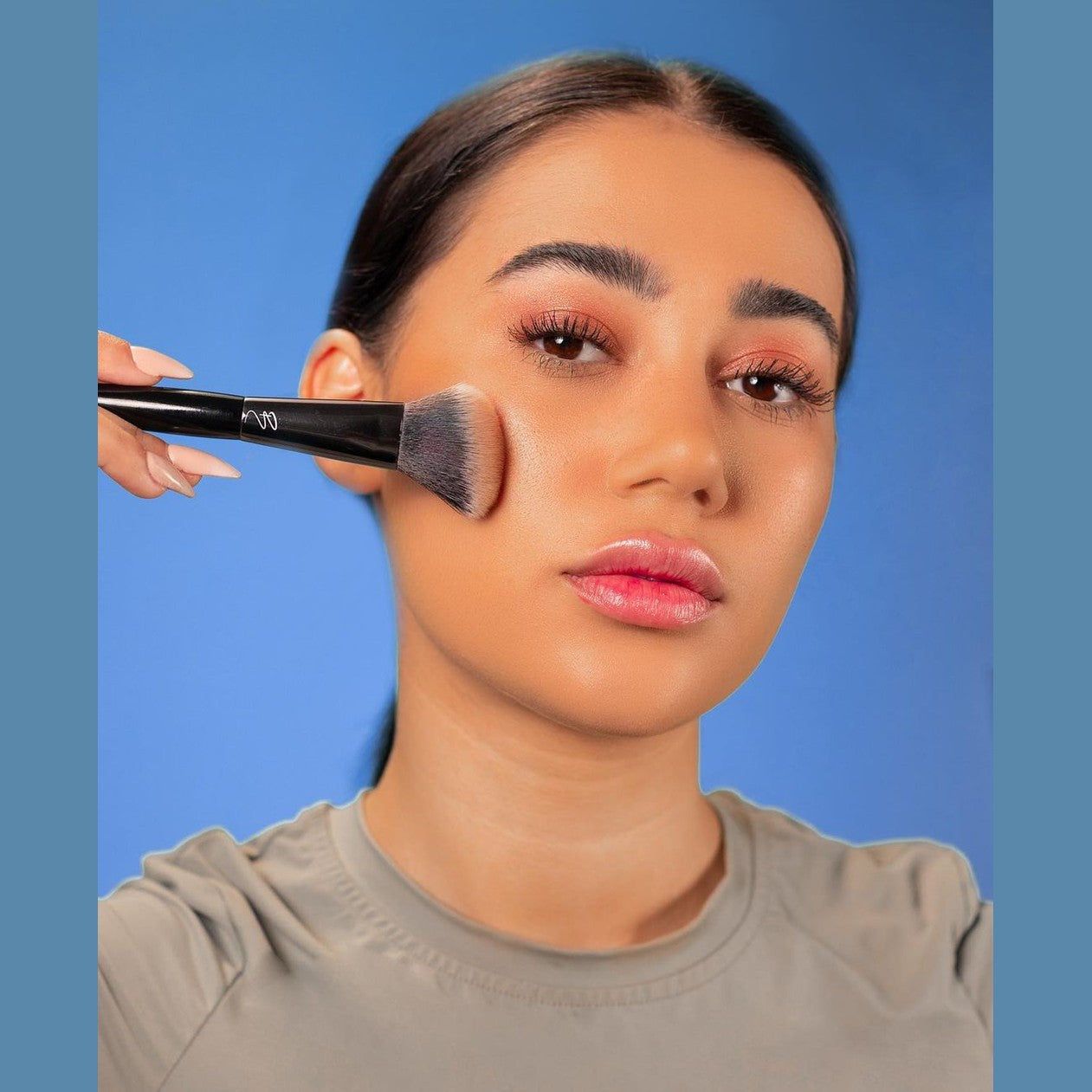 Bref Cosmetics Angled Blush Brush