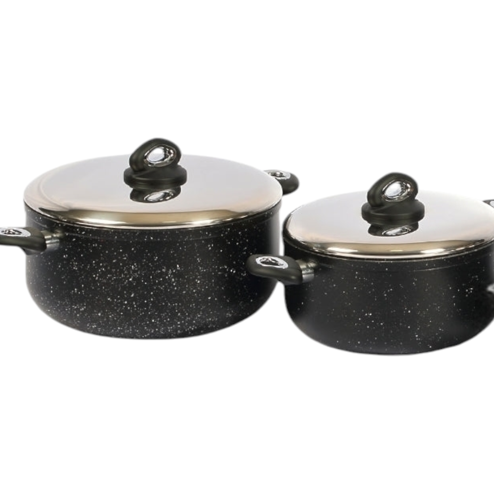 Heavy Granite 2Pcs Casserol Set 26+30CM