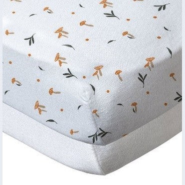 Poree Havlik - BBC Of 2 Fitted Sheet 70*140cm - White/Floral
