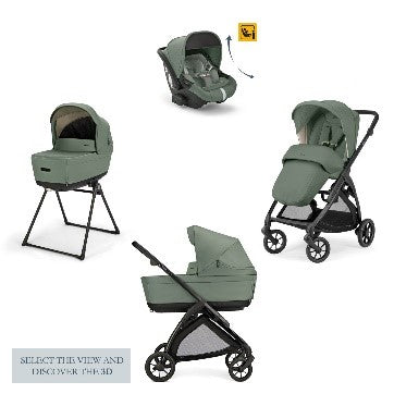 Inglesina - (KA52S) Electa Darwin Recline - Travel System - Murray Green