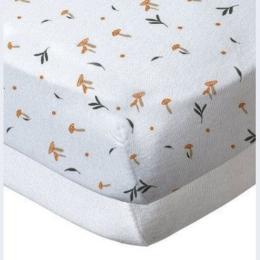 Poree Havlik - BBC Set 2 Fitted Sheet 60*120cm - White/Floral
