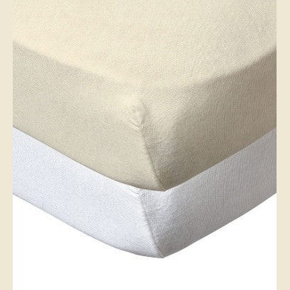 Poree Havlik - BBC Set Of 2 Fitted Sheet 70*140cm - White/Ecru