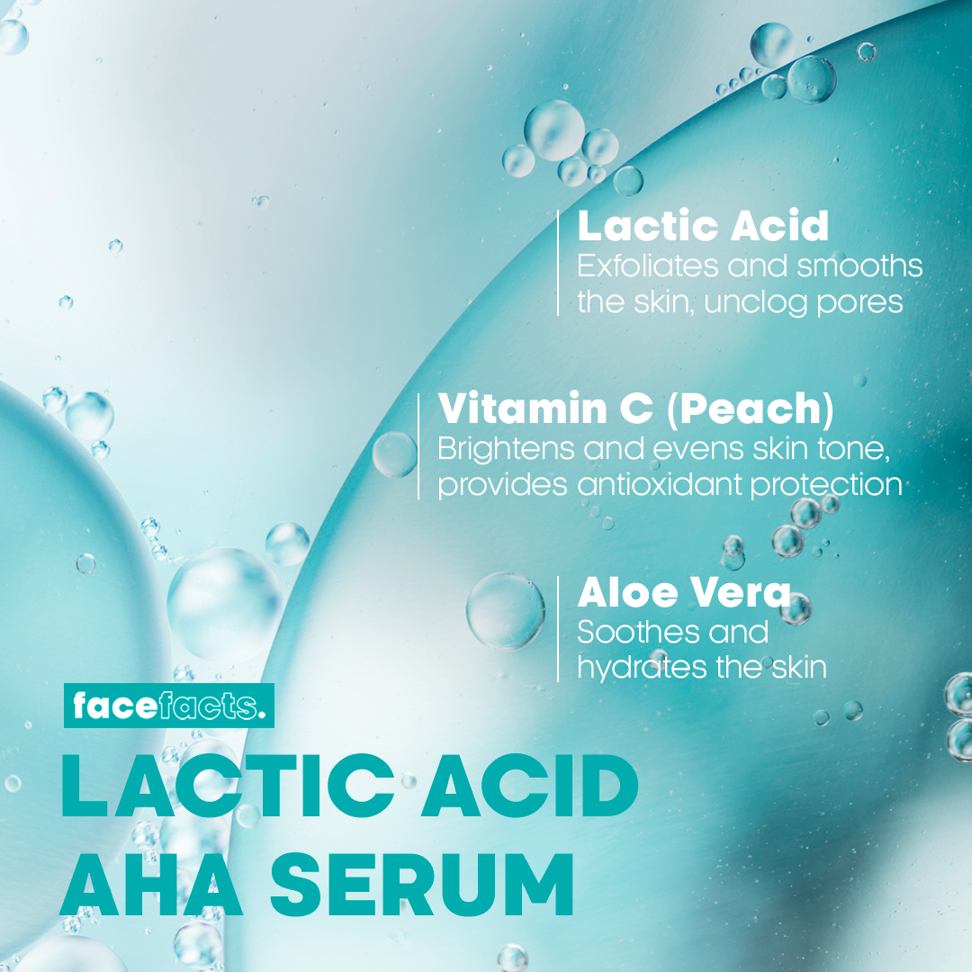 Face Facts Lactic Acid Facial Serum 30ml