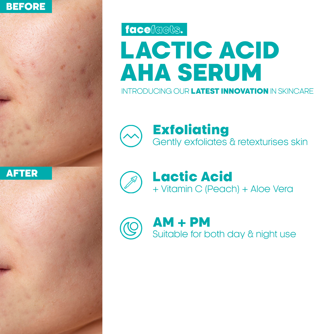 Face Facts Lactic Acid Facial Serum 30ml