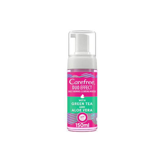 Carefree Intimate Foam With Green Tea And Aloe Vera 150ml