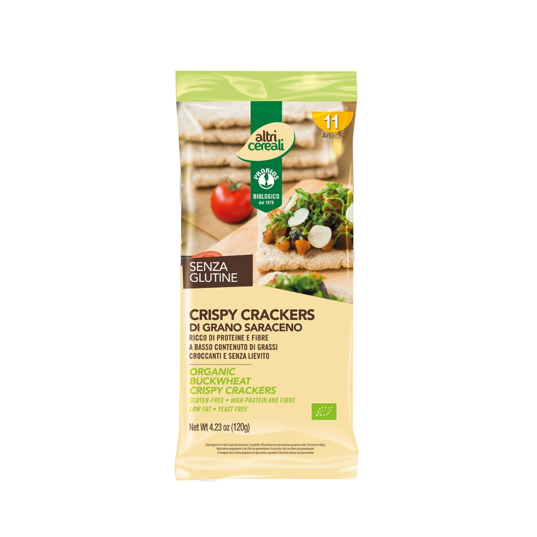Altri Cereali Organic Buckwheat Crispy Crackers - Medaid International