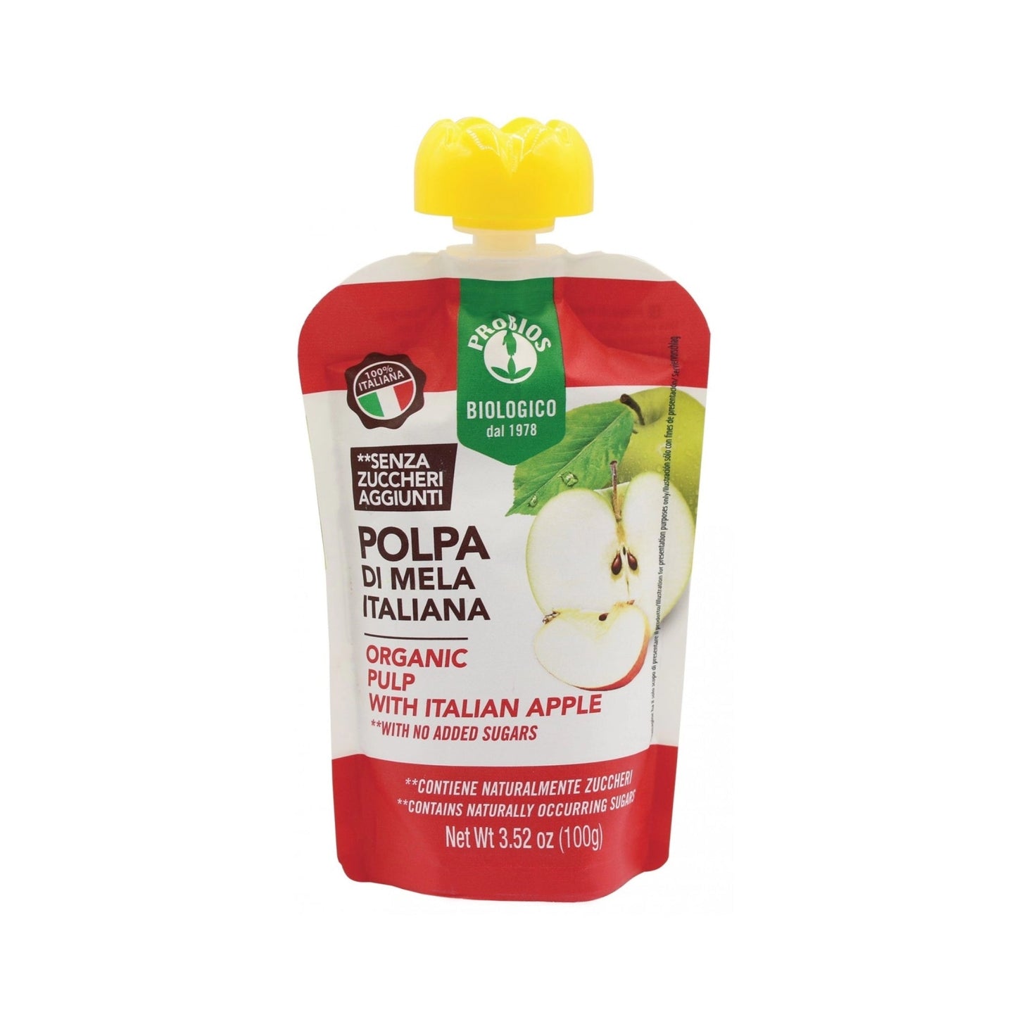 Organic Fruit Puree With Italian Apple - Medaid International