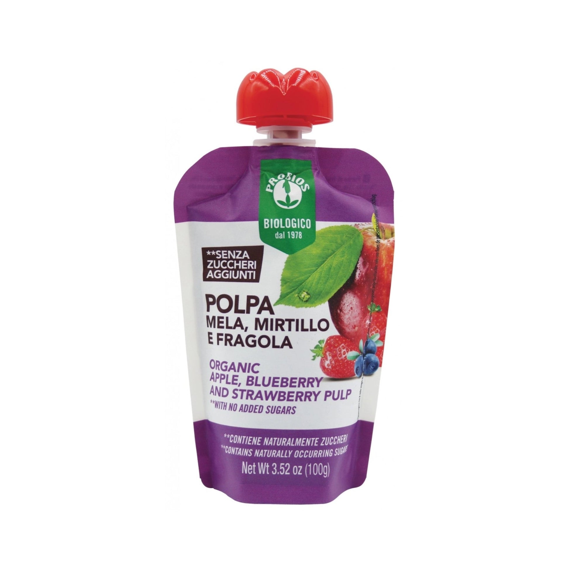 Organic Apple, Blueberry & Strawberry Fruit Puree - Medaid International