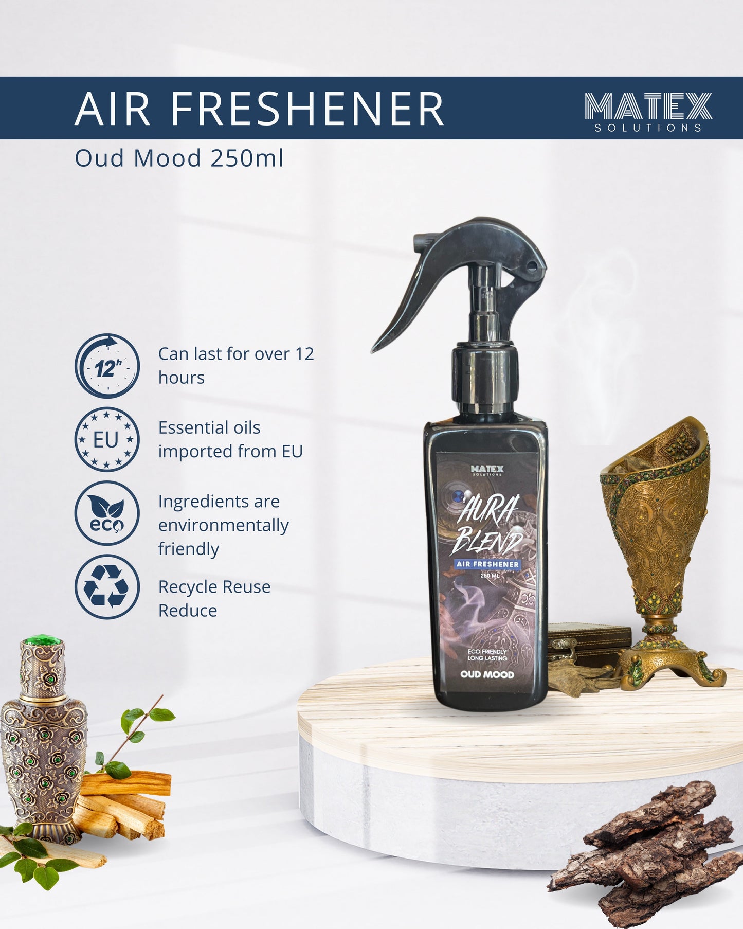 Aura Blend Oud Air Freshener 250ml