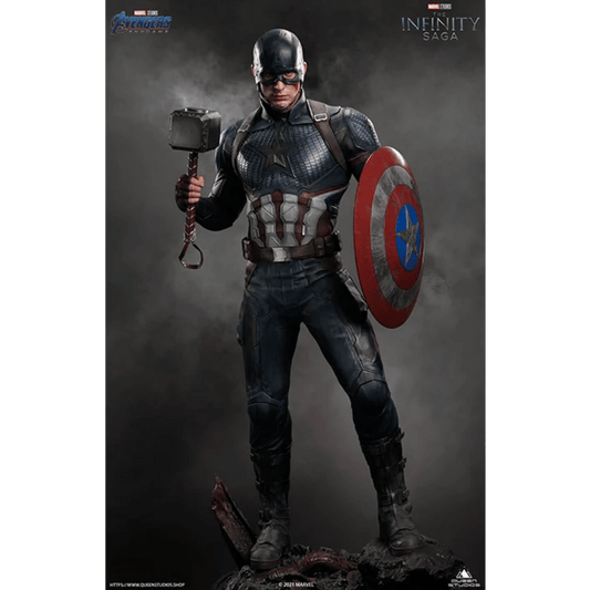 Marvel Captain America 1/2 Statue By Queen Studios - Medaid International