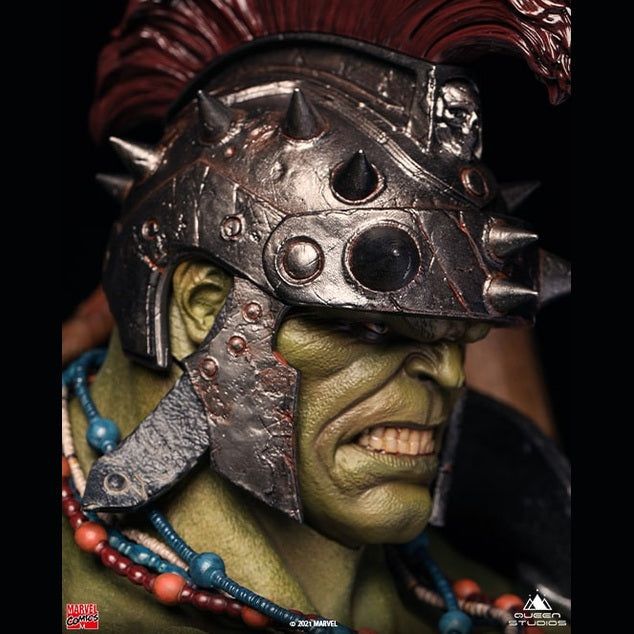 Marvel  Comics Green Scar Hulk on Throne 1/4 Statue (Premium Edition) By Queen Studios - Medaid International