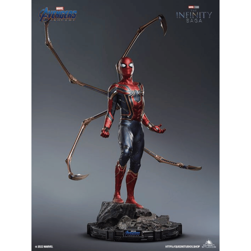 Marvel Iron Spider Man 1/2 Statue Regular Edition By Queen Studios - Medaid International