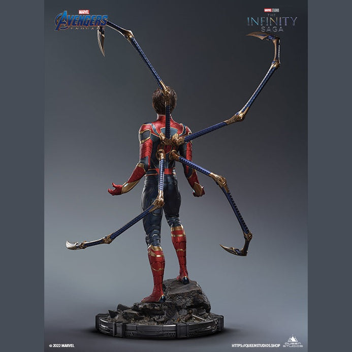 Marvel Iron Spider Man 1/2 Statue Regular Edition By Queen Studios - Medaid International