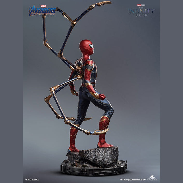 Marvel Iron Spider Man 1/2 Statue Regular Edition By Queen Studios - Medaid International