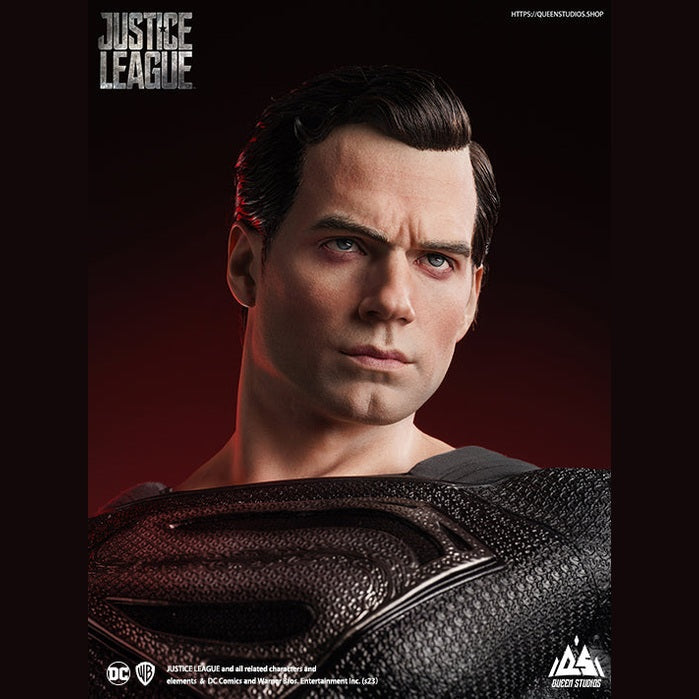 DC Superman (Black Suit) 1/3 Scale Statue (Premium Edition) By Queen Studios - Medaid International