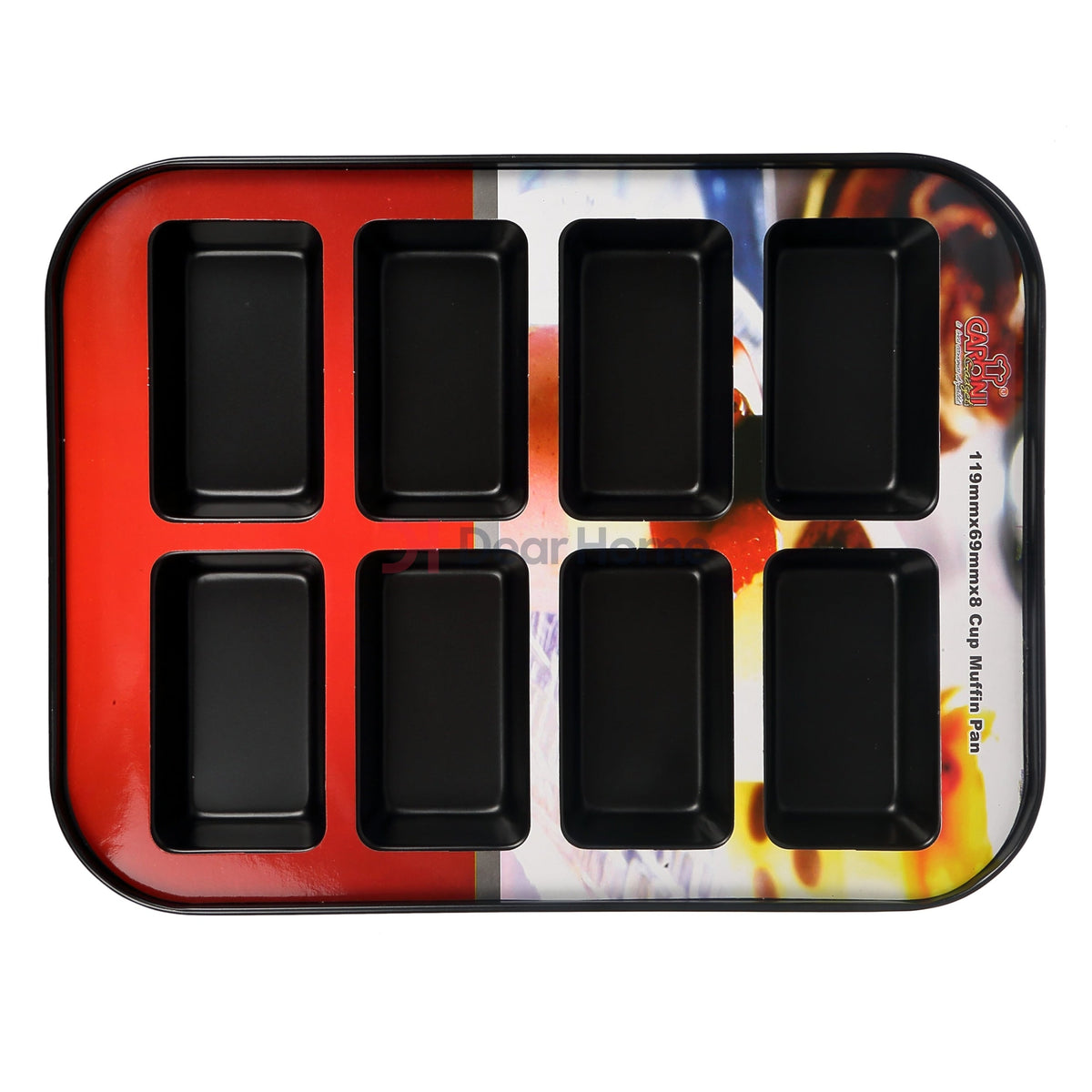 Rectangular 8 Cup Cake Pan