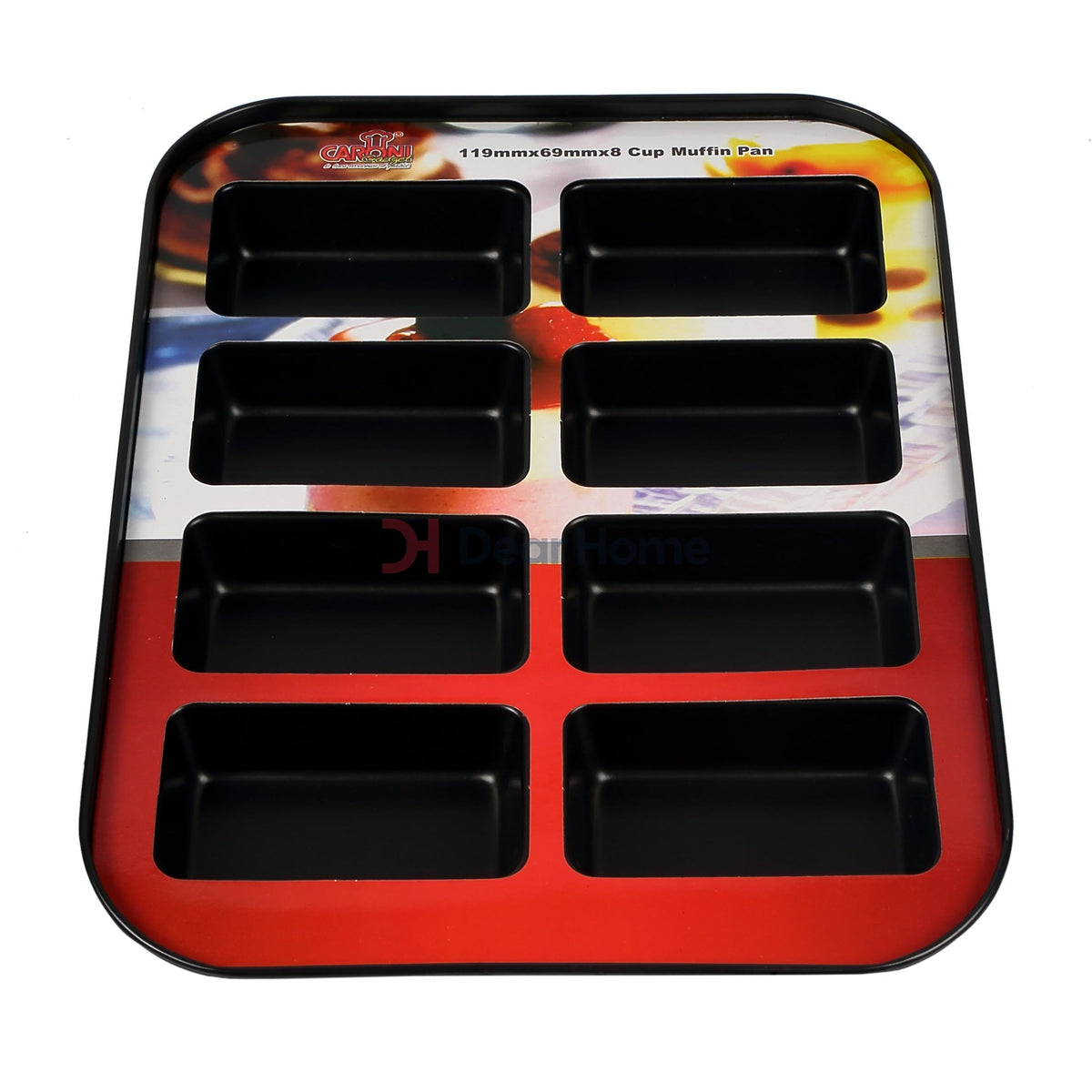 Rectangular 8 Cup Cake Pan