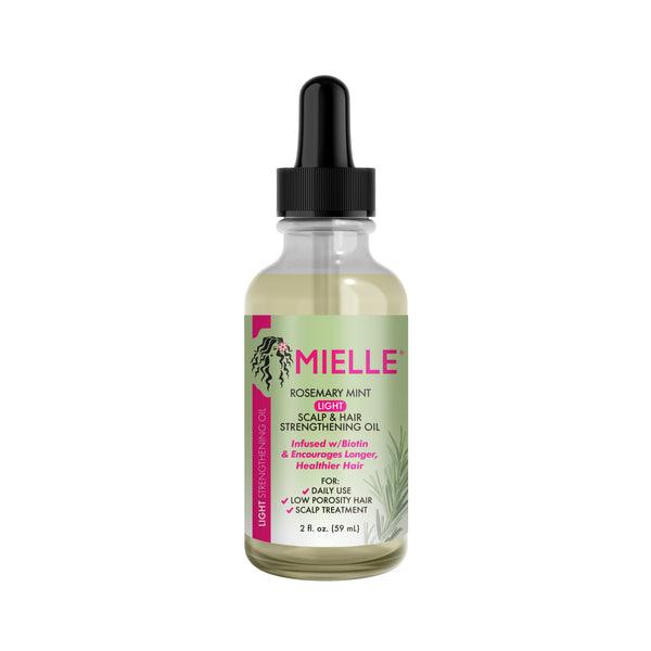 Mielle Organics Rosemary Light Mint Scalp & Hair Strengthening Oil With Biotin & Essential Oils - Medaid International