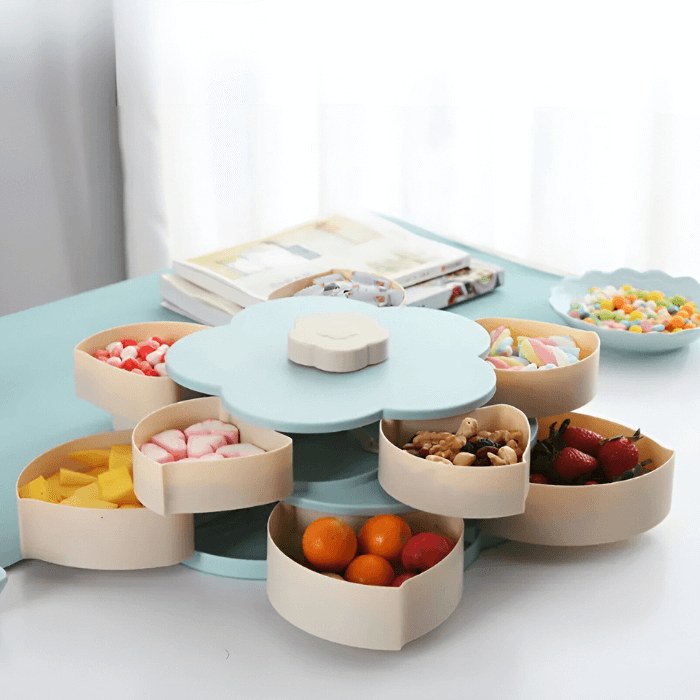 Flower Snack Box | Rotating & Double Layered - Medaid International