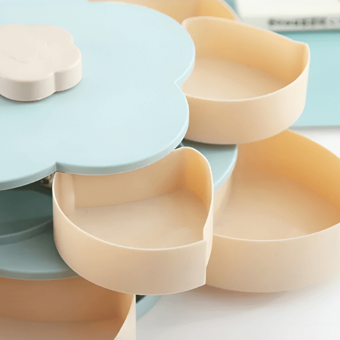 Flower Snack Box | Rotating & Double Layered - Medaid International