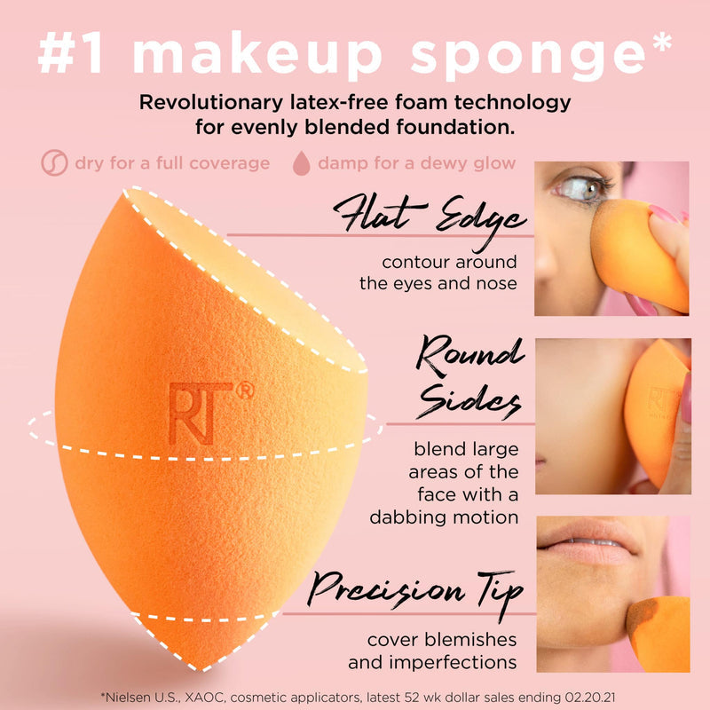 Real Techniques Miracle Complex Sponge + Travel Case
