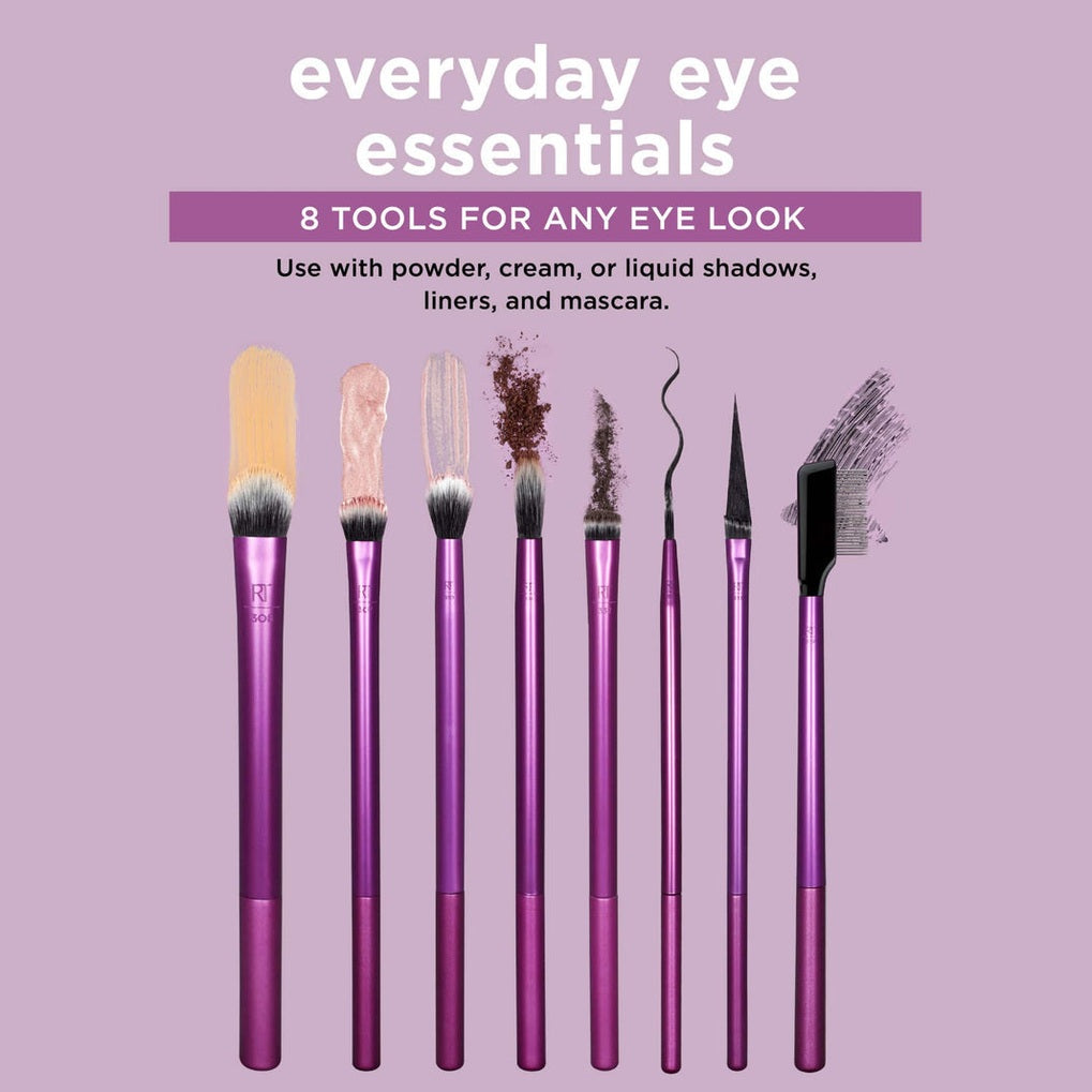 Real Techniques Everyday Eye Essentials Brush Kit (8)
