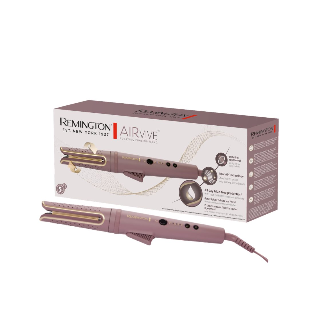 Remington Airvive Rotating Hair Curling Wand CI8930E51