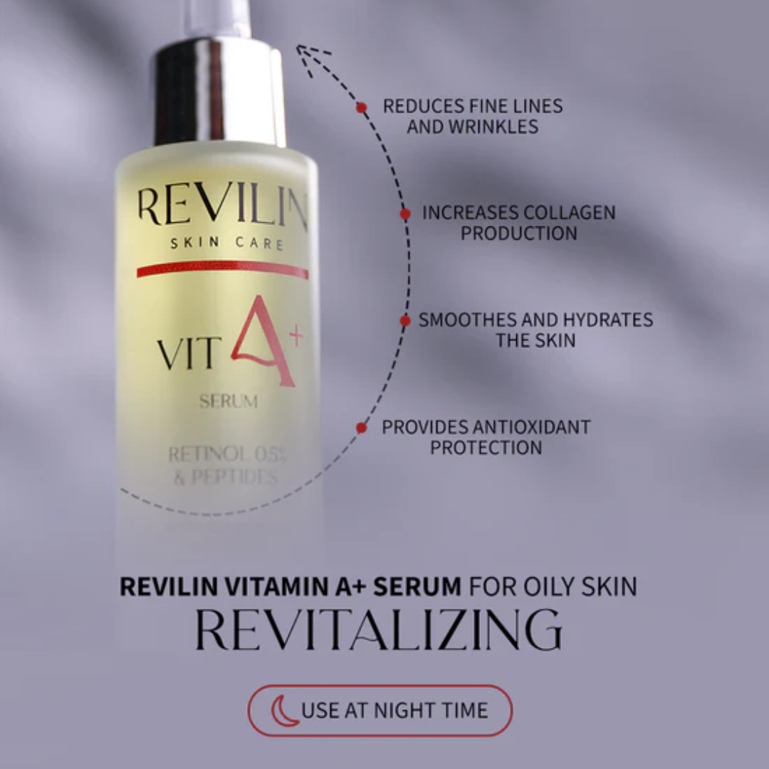 Revilin Vitamin A+ Retinol 0.5% And Peptides Serum