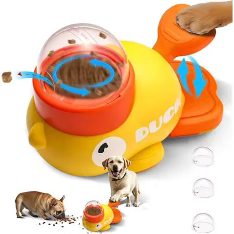 Interactive Duck Treat Dispenser Toy for Pets
