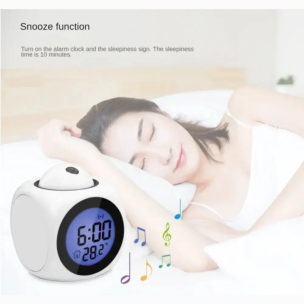 3-in-1 Projection Alarm Clock