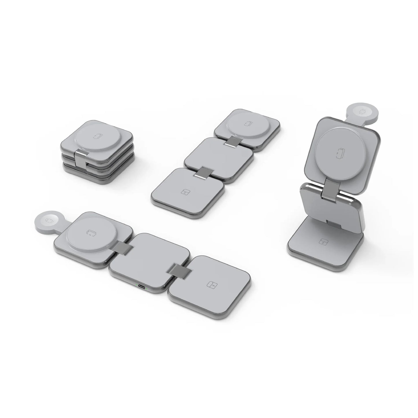 S21 3-in-1 Wireless Charger for Apple – Foldable & 10W