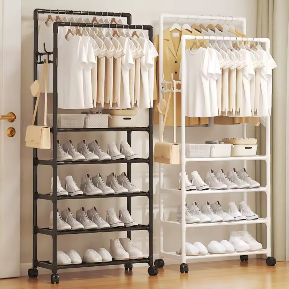 Rolling Clothes Rack