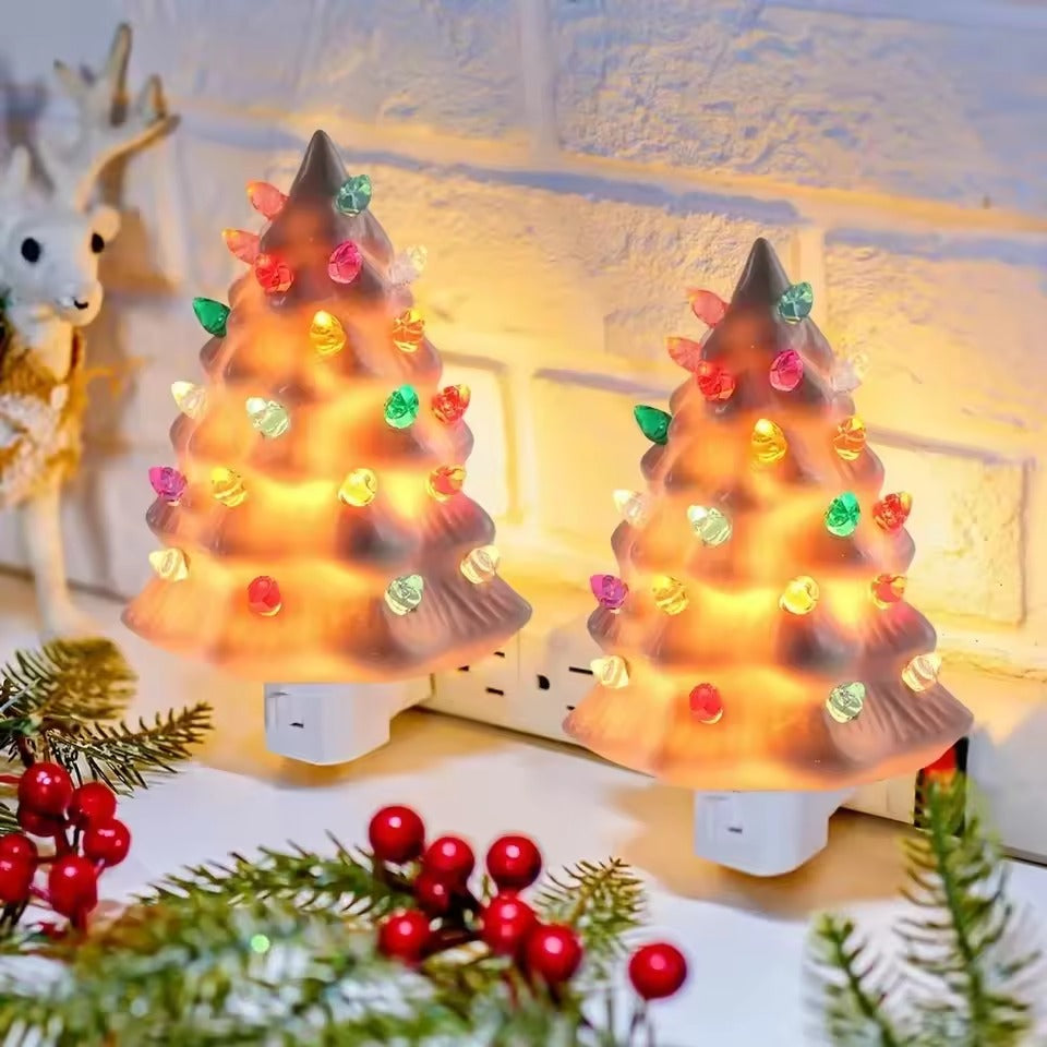 Wall Plug Christmas Tree