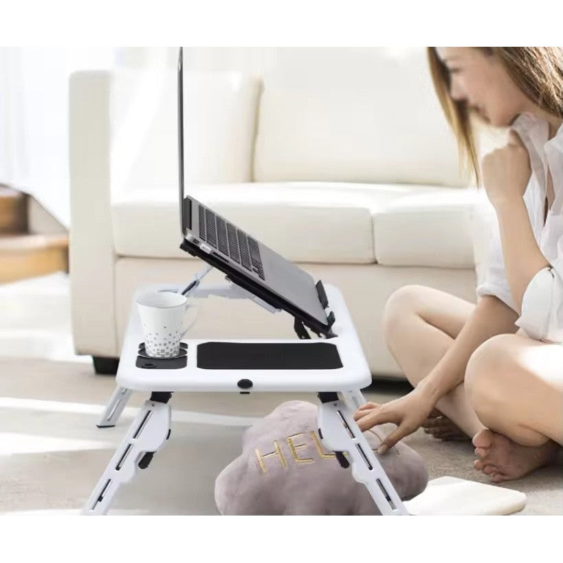 Foldable Laptop E-Table with Fans