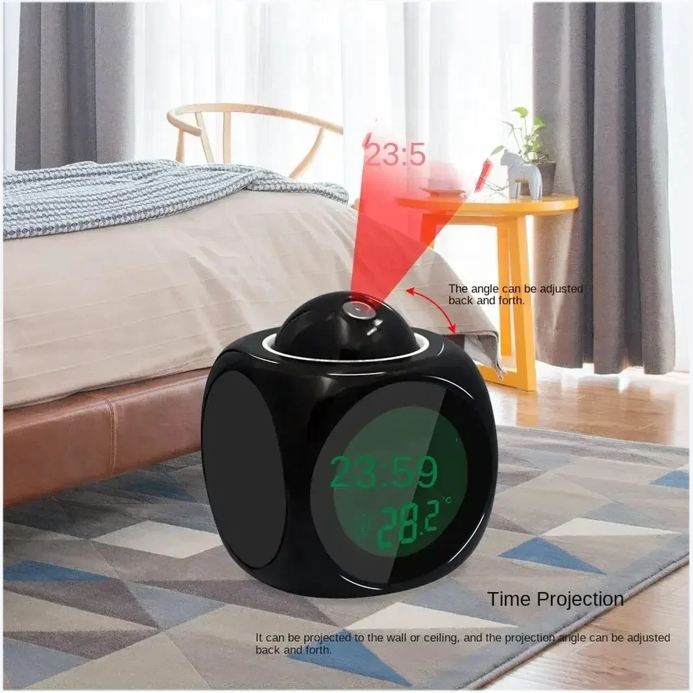 3-in-1 Projection Alarm Clock